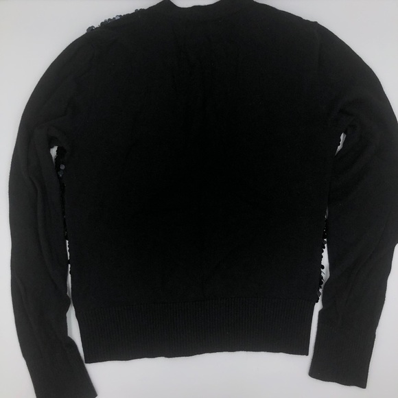 MICHAEL KORS Angora Sequin Cardigan Black Petite - Picture 3 of 7